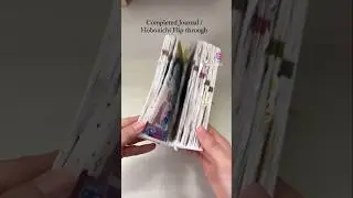 Completed journal flip through #journalflipthrough #asmrjournal