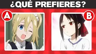 QUÉ PREFIERES VERSION ANIME 🥊🎮 ELIGE 1 PERSONAJE ANIME | TRIVIA ANIME OTAKU ✅