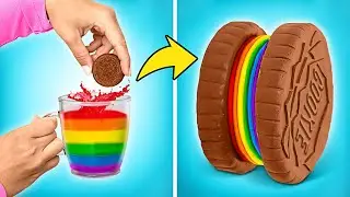 EASY! Let's Make Mouthwatering Fondant Cookie Cake With Colorful Decor 🌈🎂
