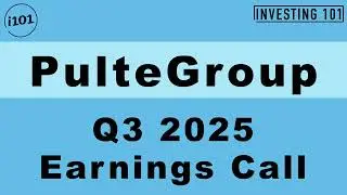 PulteGroup Q3 2025 Earnings Call | Q3 2025 Earnings Conference Call | Q3 2025 Results