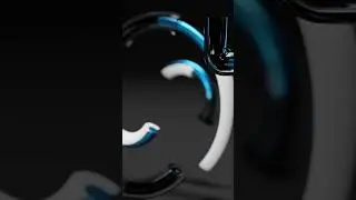 3D stylized text using Geometry Nodes 