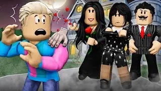 He Was Adopted By Wednesday's Family! A Roblox Movie