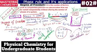 #Phase rule and it's applications#02#