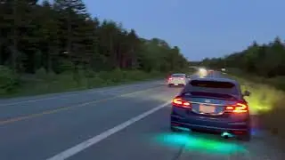 EXHAUST AND DOWNPIPE SOUND 400HP BIG TURBO Mitsubishi EVO