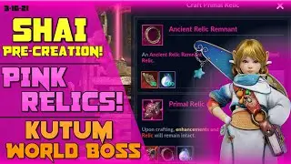 Shai is COMING!  Pink Relics & Kutum World Boss - Patch Notes - Black Desert Mobile