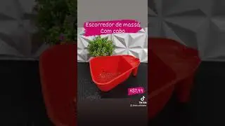 Escorredor de arroz, de massa, multiuso, de inox, alumínio, grande, médio, pequeno você encontra aq.