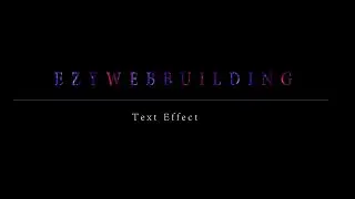 Animated Text Effect |HTML & CSS