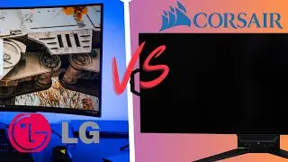 LG Ultragear 45 Inch OLED VS. Corsair Xeneon Flex.  Very different....
