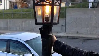 Fainche Outdoor Lamp Post Light Fixture with GFCI Review
