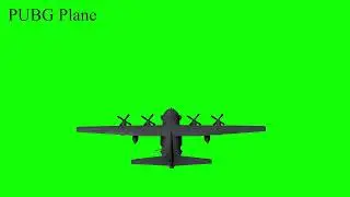 pubg plane hd green screen video