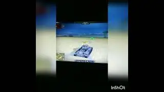 Прыгнул с горы на т50 в игре Wild tanks online.