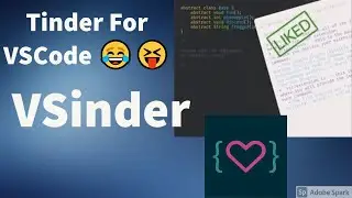 Tinder for VSCode | VSinder Extension | Dating App for VScode | Tinder For Programmers | 