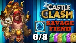 Castle Clash Grimfiend 8/8 Bulwark! SavageFiend!