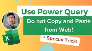 Excel Power Query - Get Data from Web (+ Special Trick on Removing Space)