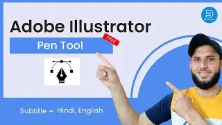 Adobe Illustrator Training   Class 04   Pen Tool Pashtu Eng Sub