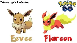 Pokemon Go's Evolution -  Eevee evolves into Flareon