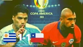 URUGUAY vs CHILE | Hasil copa amerika tadi malam | Full Time Extended Highlights
