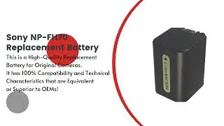 Replacement Battery for Sony NP-FH70