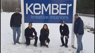 Installation of EFI Cubik S700 single pass inkjet printer at Kember Kreative Interiors