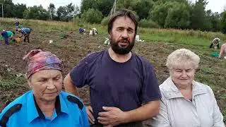 Преображенский храм уберает урожай