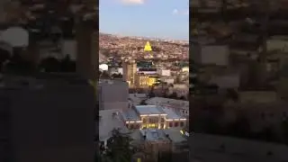Вид Тбилиси с подгорье Мтацминда