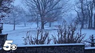 Here's an overview of Arkansas' first snowfall this year