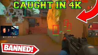 BLATANT HACKER CAUGHT LiVE!! - Valorant