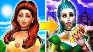 💗DISNEY PRINCESSES AS ZOMBIES!🧟‍♀️ Sims 4 Disney Princess ZOMBIES Challenge #1!