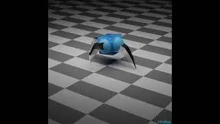 CuBot - A Four-Legged Creature | Blender | Cycles