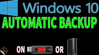 Windows 10 automatic backup to external usb drive