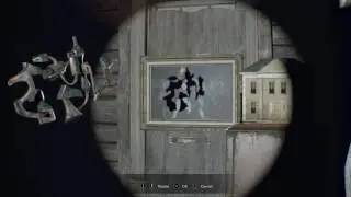 RESIDENT EVIL 7 attic puzzle judgement silhouette
