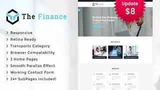 The Finance - Business Consulting and Professional Services HTML Template | Themeforest Website