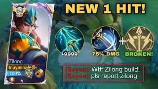 GLOBAL ZILONG BEST 1 HIT BUILD & EMBLEM TUTORIAL 2025!! (ZILONG BEST BUILD 2025)