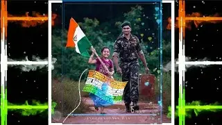 Independence Day Special Avee Player Black Screen Template ll Vande Mataram Remix Song