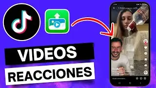 How to Make Reaction Videos on TikTok 2024 🍏📱