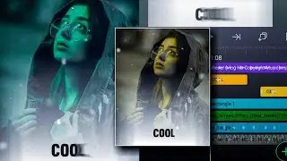How to create trending Instagram GRADIENT SMOKE OVERLAY effect lyrics video
