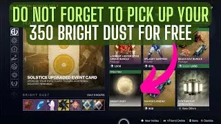 350 Bright Dust Gift for free every week [Destiny 2]