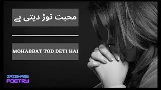 Mohabbat Todd Deti Hai | Attitude Poetry #poetry #shayari