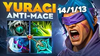 НЕВЕРОЯТНЫЙ ДОДЖ МАНТОЙ НА АМ ОТ YURAGI!🔥❘ Yuragi Anti-mage 7.40c