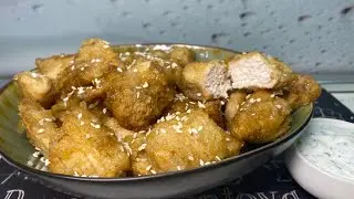 Вкусные куриные наггетсы.