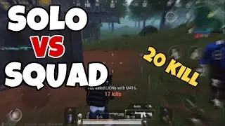 Solo vs Squad - Sanhok | 20 kill