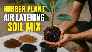 Rubber Plant Air Layering Step by Step And Soil Mix | 100% Successful Method in Hindi