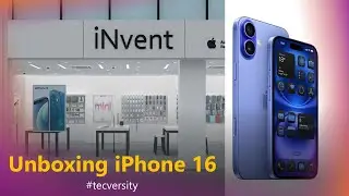 #iphone16  Unboxing with iNvent Apple Store | Exclusive Offers & Discounts Inside! #tecversity