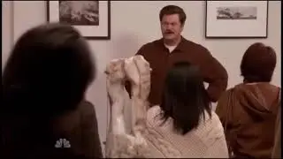 Ron Swanson on Outdoor Art