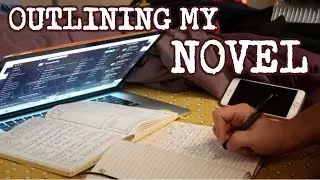 OUTLINING MY NOVEL (the Katytastic Way!) || A Writing Vlog