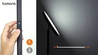 Tomons Floor Lamp, LED Standing Lamp  Adjustable Brightness and Color Temperature LP03004