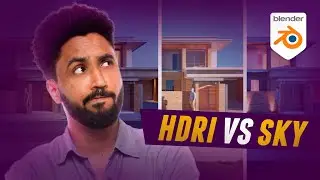 Blender Sky texture vs HDRI - Qual o melhor?