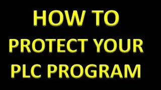 HOW TO SET A PASSWORD IN  PLC PROGRAM