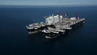World Largest Construction Crane Vessel #oilrig #gasplant #vessel #installation #engineering