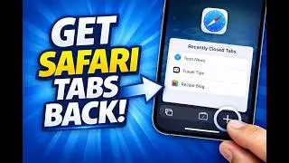 Can't find that safari tab you recently closed?